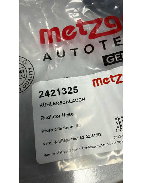 Radiatora šļūtene METZGER 54SKV886, A2702031682, 2421325